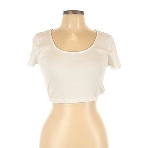 wild fable white crop top